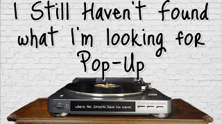 Pop-Up Video ∞ I Still Haven't Found What I'm Looking For ∞ U2