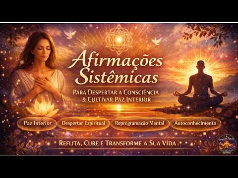 Afirmações Sistêmicas Poderosas 🌿 Reprogramação Mental, Paz Interior e Despertar da Consciência