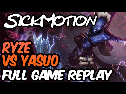 SickMotion - Ryze vs Yasuo Toplane [Master] - League of Legends