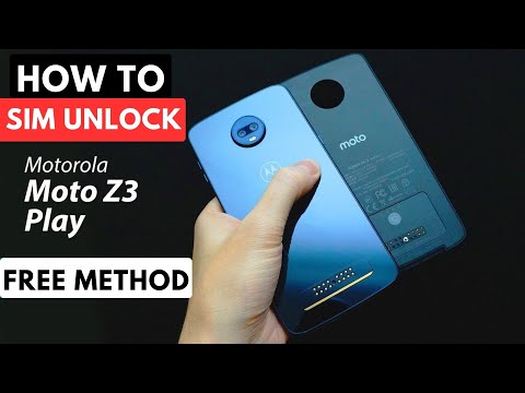 How to unlock Motorola Moto Z3 Play Network