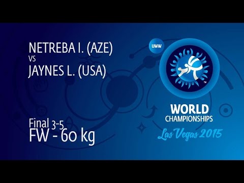BRONZE FW - 60 kg: L. JAYNES (USA) df. I. NETREBA (AZE), 4-4