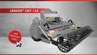 Glebogryzarka, kultywator - JANSEN UKF-145 z wałem tylnym