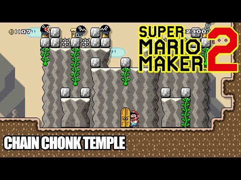 Super Mario Maker 2 - Course World | Chain Chonk Temple [Nintendo Switch]
