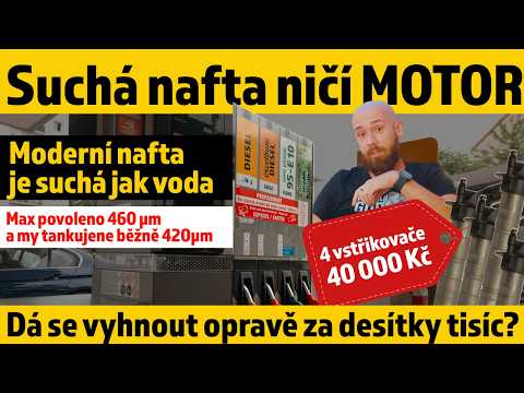 Suchá nafta ničí motory - Jak si tankováním motor nepoškodit? (i benzín)