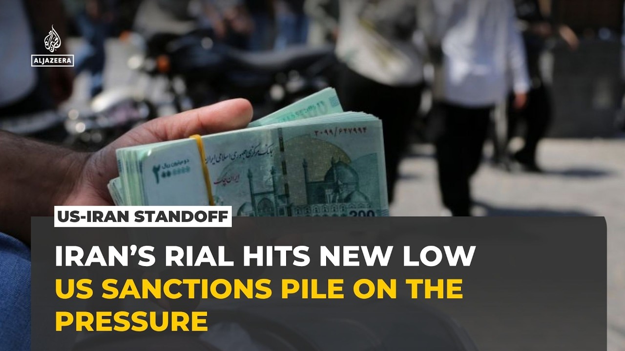 Iranian rial hits new low as US sanctions pile pressure on economy