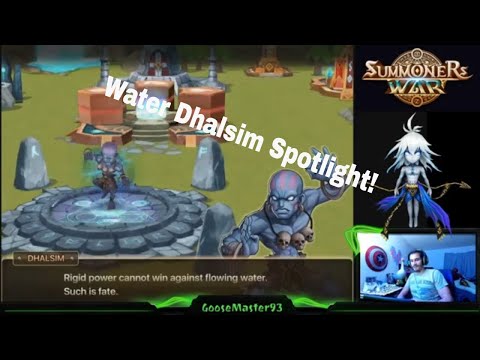 Water Dhalsim Spotlight! Runes and test runs | Summoners war