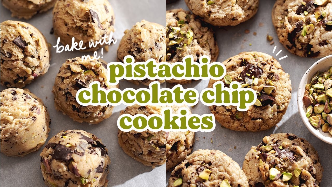 teak & thyme's Roasted Hojicha White Chocolate Cookies