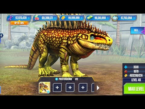 Prestosuchus Level 40 | Jurassic World The Game