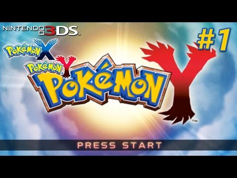 Pokémon X and Y - Walkthrough Nintendo 3DS PART 1 (Intro / Aquacorde Town / Route 2 Avance Trail...)