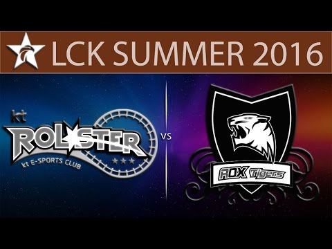 [LoL Highlights] KT vs ROX Game 2 | LCK Summer 2016 (08.06.2016) - KT Rolster vs ROX Tigers