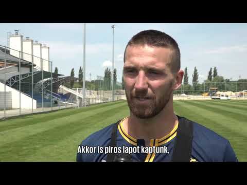 David Vanecek a ZTE-meccs előtt