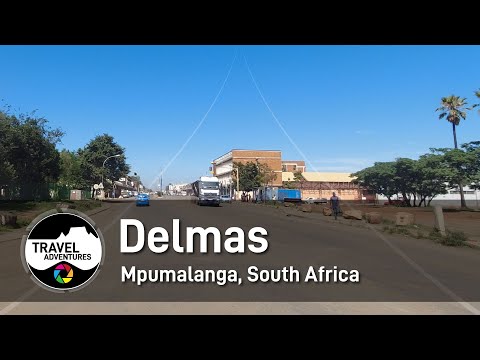Delmas Mpumalanga South Africa - A small maize farming town