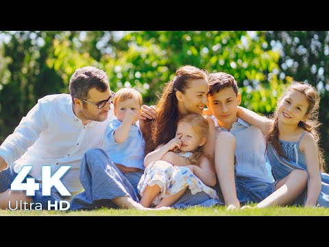 Happy Family Video in 4K Ultra HD - 4K Relaxation Video - Earth Spirit