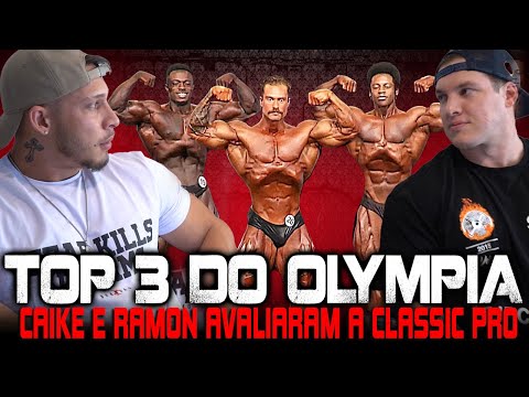 CAIKE E RAMON AVALIARAM O TOP 3 DO OLYMPIA