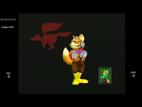 GSS 84 SSBM - IOA (Red Fox) vs. elicik (Green Fox) - Melee WR2
