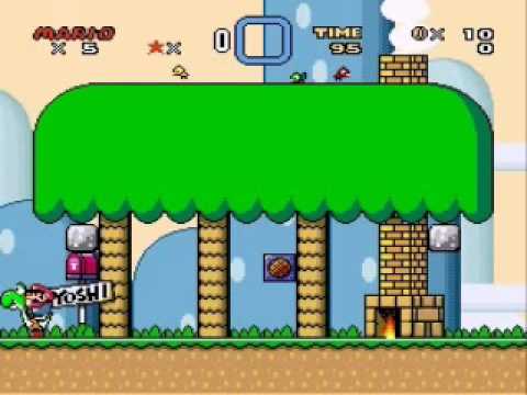 Super Mario World - Hurry Up! Music Tempo Glitch with Custom Music [21]