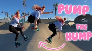 How to ROLLER at the SKATE PARK: Pumping Humps
