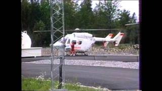 preview picture of video 'Ambulanshelikoptrar Mölnvik Gustavsberg heliport 1993'