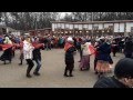 Широкая масленица в Сокольниках. Флешмоб "Русский народный танец". 