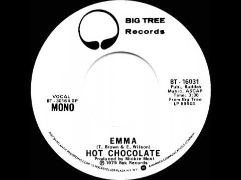 1975 Hot Chocolate - Emma (mono radio promo 45)