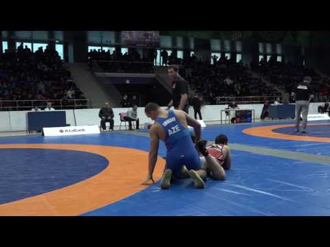 96 kq sərbəst, Bürünc medal / Ayaz İsmayılov (Azəri İK) - Əli Əminzadə (Gömrükçü İSM)