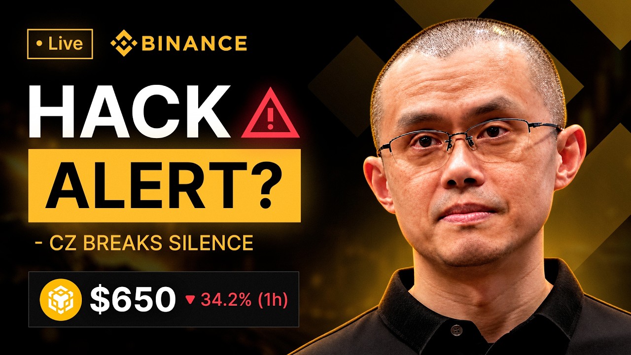 LIVE: CZ OFFICIAL MESSAGE | BINANCE HACK ALERT & LATEST UPDATES