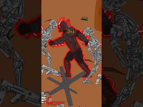 Shadow Strike 3 | Samurai Vs Terminators | Short 3 #animatedwarfare #terminator #shorts