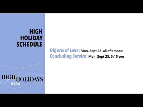 Yom Kippur Morning Services at 92NY - 2023 / 5784