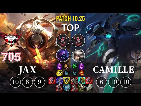 JDG 705 Jax vs Camille Top - KR Patch 10.25
