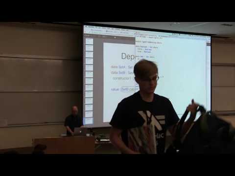 Scott Fleischman: Agda from Nothing Part 2 - λC 2016