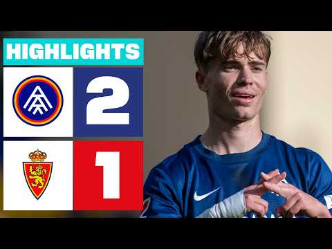 FC ANDORRA 2 - 1 REAL ZARAGOZA | RESUMEN LALIGA HYPERMOTION