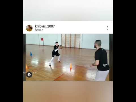 Mateja Krilovic (2007) individual trainings at Paosbasketball training