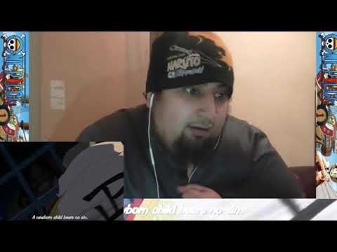 Door fall on Anime man