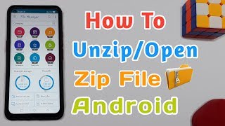 How To Unzip/Open Zip File In Android | How To Extract Zip File On Android