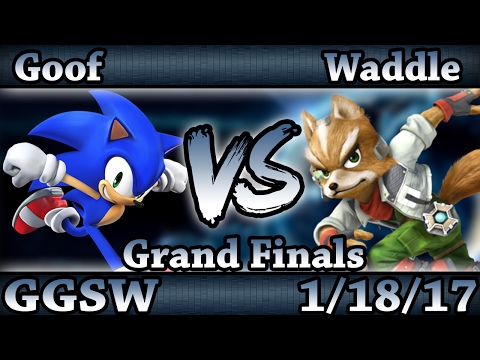 GGSW 16 - Goof (Sonic) Vs. Waddle (Fox,Cloud) Smash Wii U Grand Finals - Smash 4
