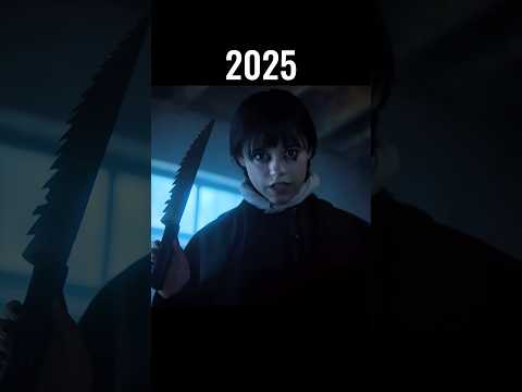 Evolution of Wednesday 😱 (Addams Family Movies) #wednesday #addamsfamily #jennaortega #shorts