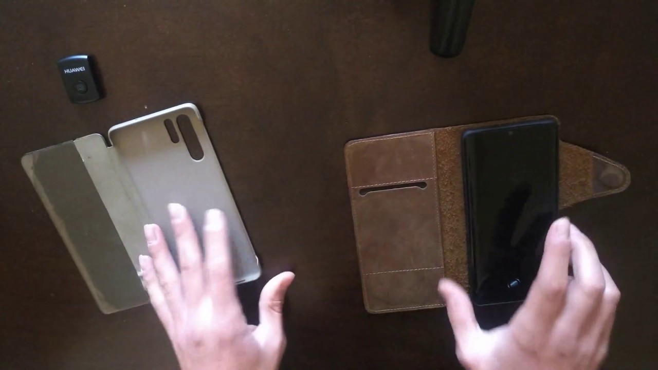 Huawei P30 Pro Smart View Flip Cover With Any Flip Case -- Magnetic Screen On/Off Hack