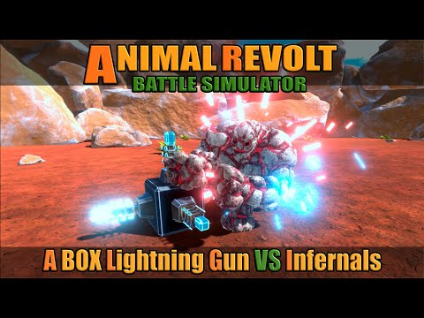 A BOX Lightning Gun vs Infernals - Animal Revolt Battle Simulator