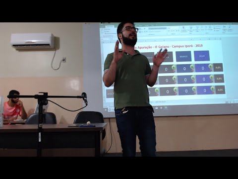 Webtransmissão - Apuração dos votos - Eleições para Direção-Geral do IF Goiano - Campus Iporá