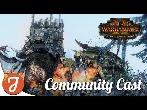 Mammoth Fights A Mammoth Crab feat. Tundra Wolf | Norsca Vs Vampire Coast | Total War: WARHAMMER II