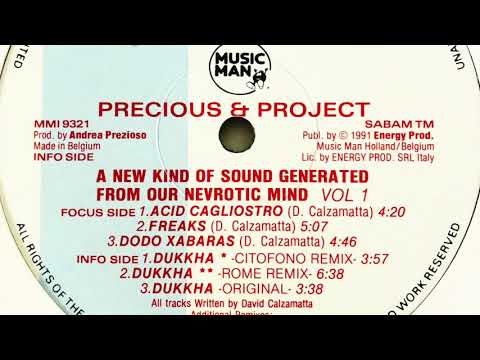 Precious & Project • Dukkha (Rome Remix) (1992)