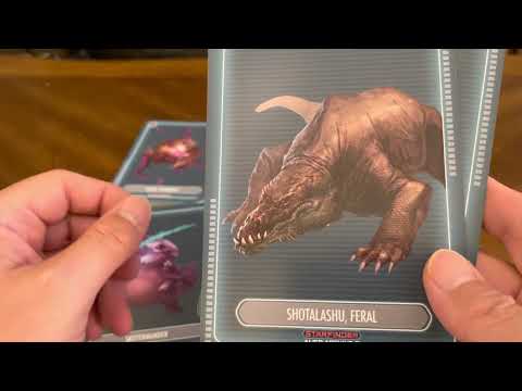 Starfinder RPG: Alien Archive I & II Battle Cards (Unboxing #274)