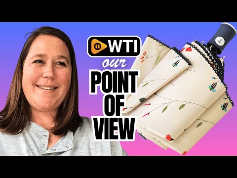 Cuby Travel Umbrella Compact Folding Auto Open and Close for Windproof - WTI product video review