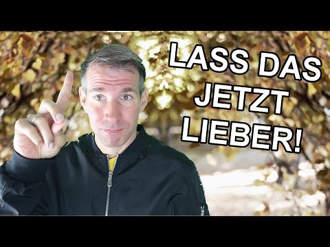 Vermeide JETZT im Herbst unbedingt diese 5 FEHLER im GARTEN