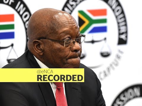 Jacob Zuma testified at state capture inquiry