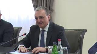 Armenian Foreign Minister received European Parliament delegation