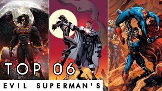 06 Most Powerful Evil Versions Of Superman | Most Dangerous SuperMan's Of All Time Ranked | In Hindi