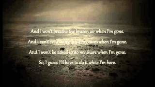 When I&#39;m Gone