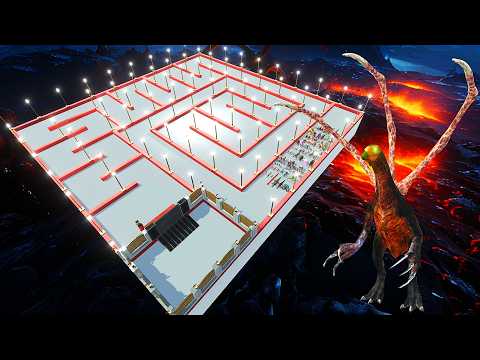 ESCAPE FROM ALIEN THERIZINOSAURUS - Animal Revolt Battle Simulator ARBS