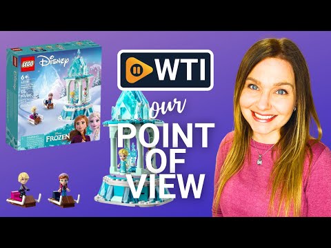 LEGO Disney Frozen Anna and Elsa’s Magical Carousel 43218 Ice Palace Building Toy Set with Disney Princess Elsa - WTI product video review